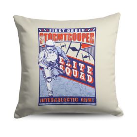 Disney Star Wars Episode 8 Vintage Signage Stormtroopers Throw Pillow 18x18 Inches