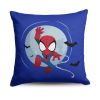 Marvel Spider-Man Plaid Jump Throw Pillow 18X18 Inches