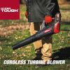 Hyper Tough 20V Max 90 mph 372 Cfm 4.0Ah Battery Powered Cordless Handheld Blower, HT22-401-03-04