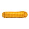 Hyper Tough Item MFP1675-2HT is a Solid Braid Polypropylene 1/2" Diameter x 75' Length Rope, Orange