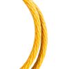 Hyper Tough Item MFP1675-2HT is a Solid Braid Polypropylene 1/2" Diameter x 75' Length Rope, Orange